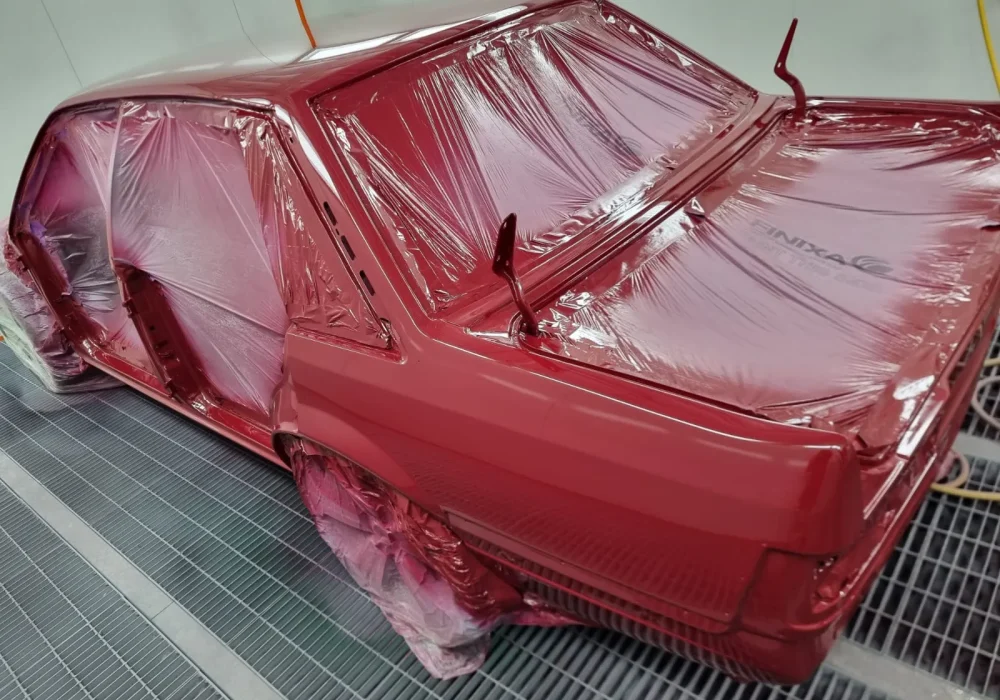 Full car respray with fresh paint finish at Redland Bay workshop